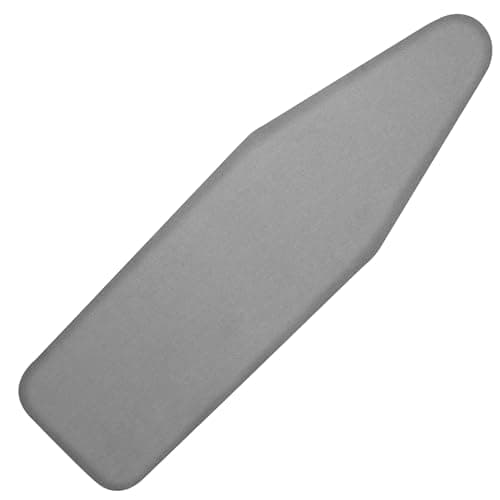 Ironing Board Cover and Pad 21x57 Extra Large Thick Iron Padding Scorch Stain Resistant Ironing board cover Heavy Duty Iron Board Padded with Adjustable Fasteners Durable Elastic Edge Grey