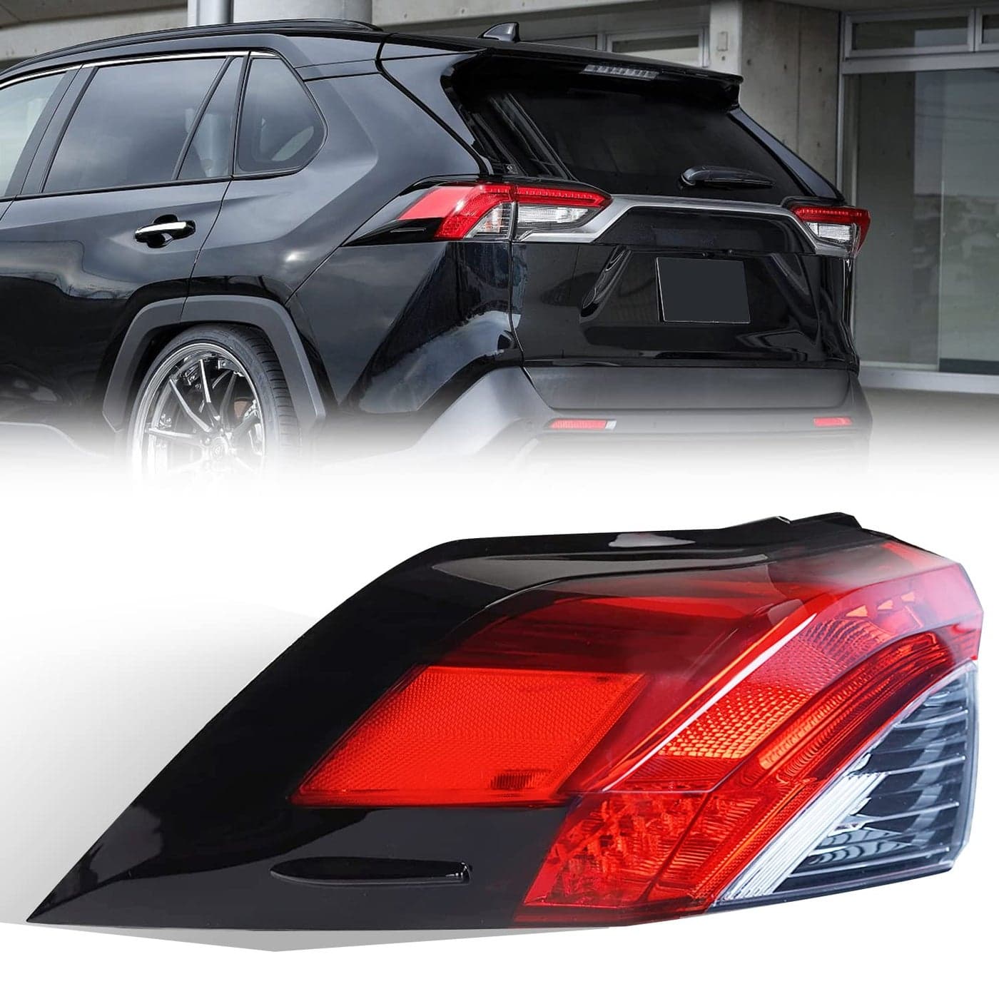 Archaic Tail Light Assembly for Toyota RAV4 2019 2020 2021 2022 Left Driver Side Rear Break Lamp