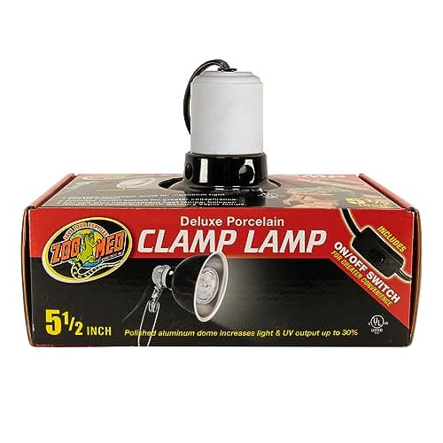 Zoo Med Deluxe Porcelain Clamp Lamp, 5.5"