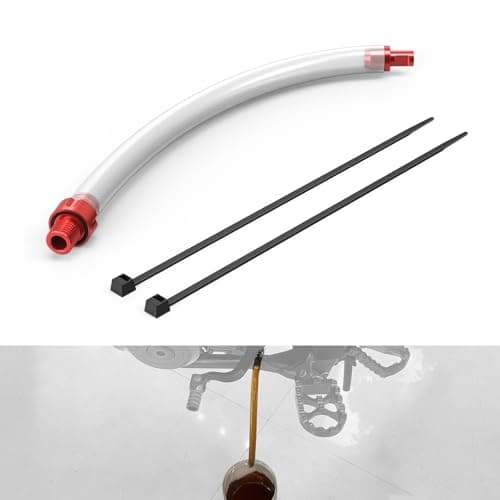 NICECNC Red Oil Change Drain Tool Compatible with GasGas EX EC MC 125 250 300 20212024 MC250F MC450F EC250F EC300F EX250F EX300F 20212024 Short Version for 24 Stroke Bike