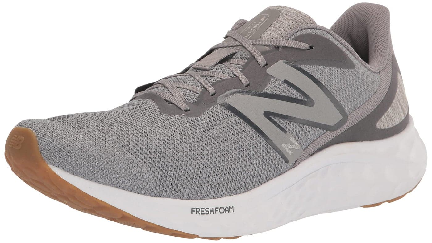 New Balance Men's Fresh Foam Arishi V4 Running Shoe, Marblehead/Castlerock/Silver Metallic, 10