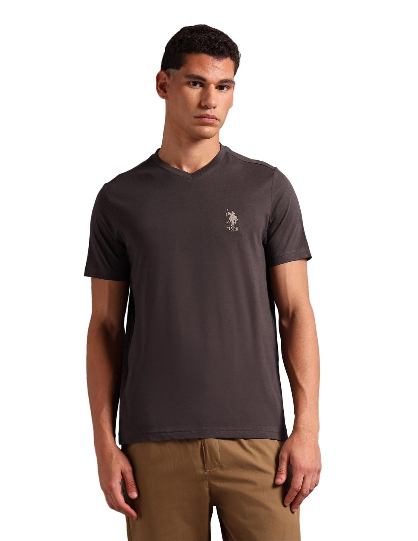 U.S. POLO ASSN. Men's I638 Breathable Comfort Fit Lounge T-Shirt