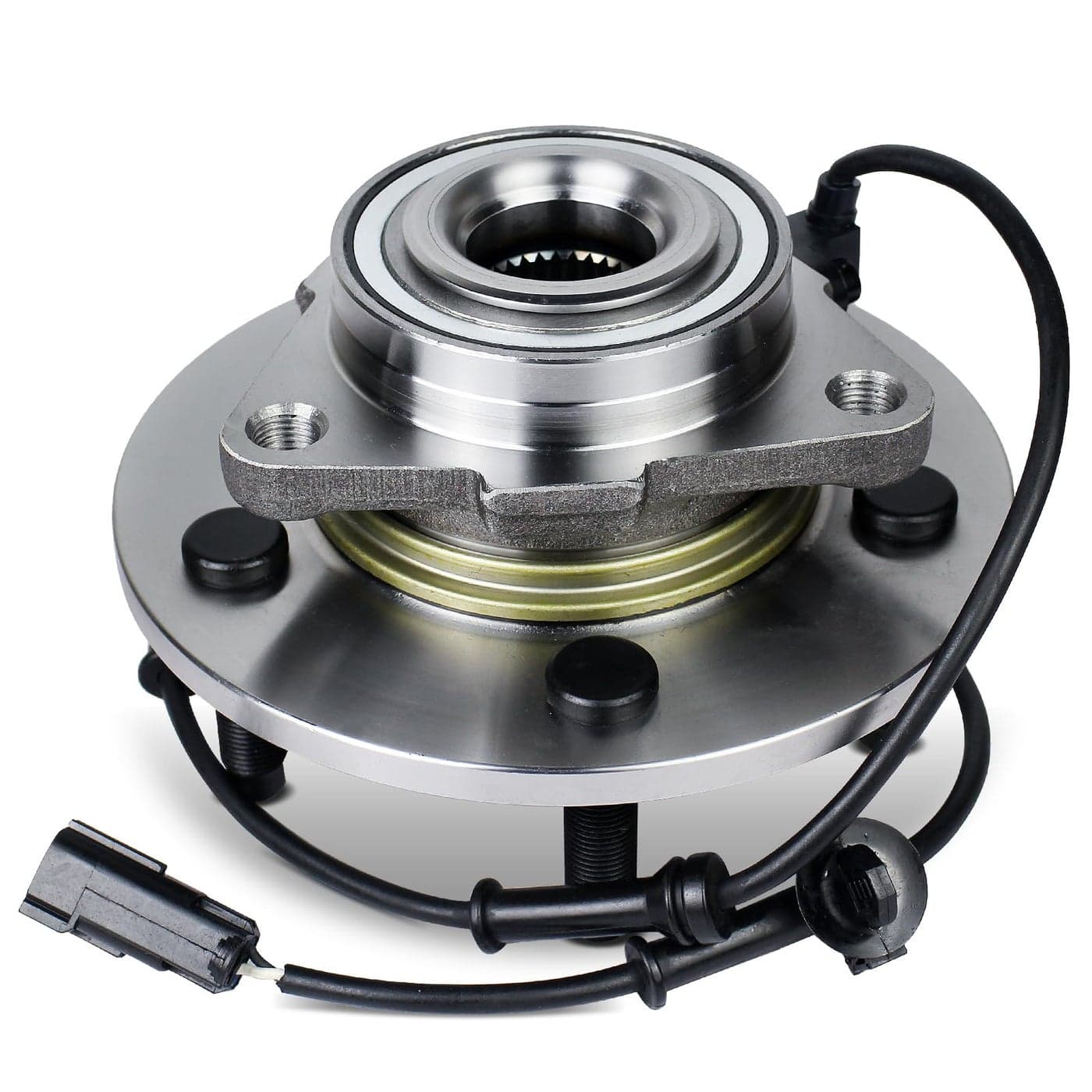 Autoround 515073 Front Wheel Bearing Hub Assembly Compatible with Dodge Ram 1500 2002 2003 2004 2005 5 Lug wABS