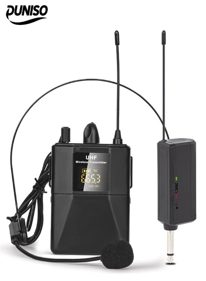 Wireless Headset Microphone,Lavalier Lapel Mic,Equipped With a Conversion Head, Charging Wire, And Battery,Anti Interference,Intelligent Noise Reduction,Suitable For Teaching Conferences, Stage Performances, Outdoor Performances, Business Speeches