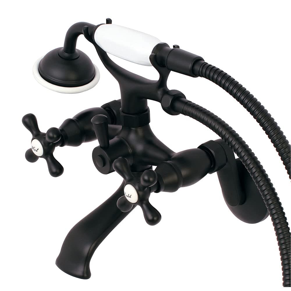 Kingston Brass KS266ORB Kingston Clawfoot Tub Faucet 6Inch Adjustable Center Oil Rubbed Bronze OilRubbed Bronze