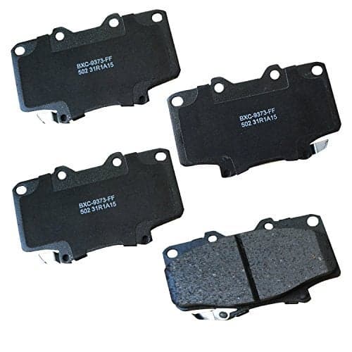 Bendix Premium SBC502 Ceramic Front Brake Pads for Lexus LX450 1997-1996, Toyota Land Cruiser 1997-1991