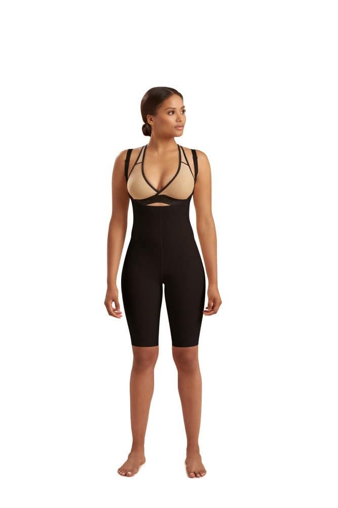 MARENA SFBHS2 Women s Girdle with High Back, No Closures, Short-Length - Post-surgical Shapewear Support - Small, Black
