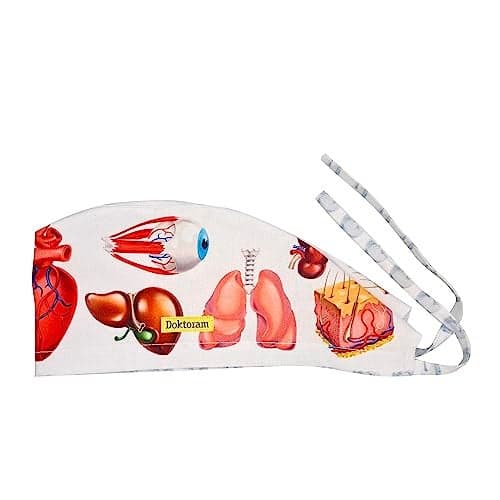 Heart Print Scrub Cap - Simple and Heartwarming Headwear for Healthcare Professionals…