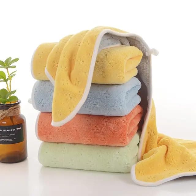Khillayox 400 GSM Microfiber AntiBacterial Double Sided Hand Towel Super Soft and Absorbent Multipurpose Towels for Bathroom Gym Workout Towels40 x 60 CM Multicolor Pack of 5