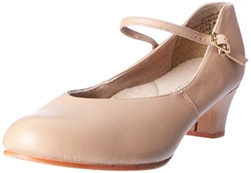 Capezio womens Jr Footlight Character dance shoes Caramel 9 Wide US