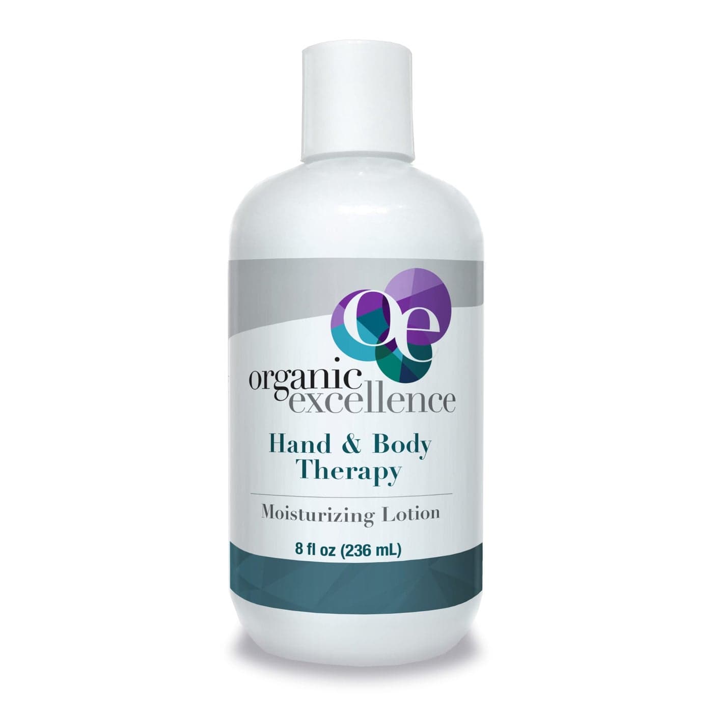 Organic Excellence Hand and Body Therapy All Natural Body Lotion for Women Men Kids - Organic Body Lotion For Dry Skin Rich, Natural Moisturizer For Daily Use, Unscented, Made in USA with Shea Butter