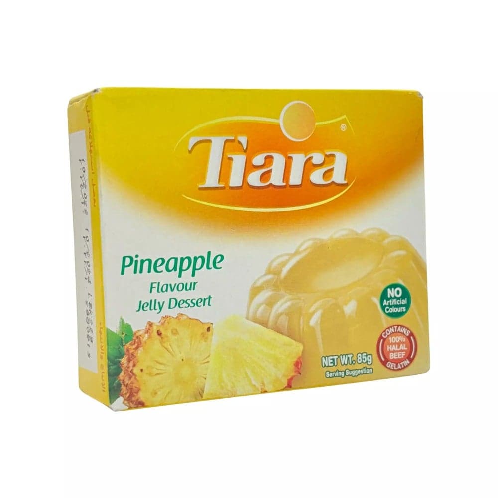 Tiara Pineapple Flavor Jelly Dessert, No Artificial Colours- 85gms