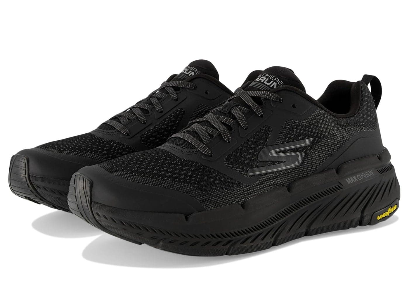 Skechers Men's Max Cushioning Premier 2.0 Vantage 2.0 Sneaker, Black/Charcoal, 7.5