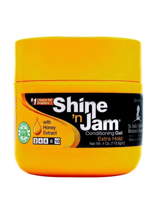 Ampro Shine 'n Jam Conditioning Gel, Extra Hold, 4 Ounce