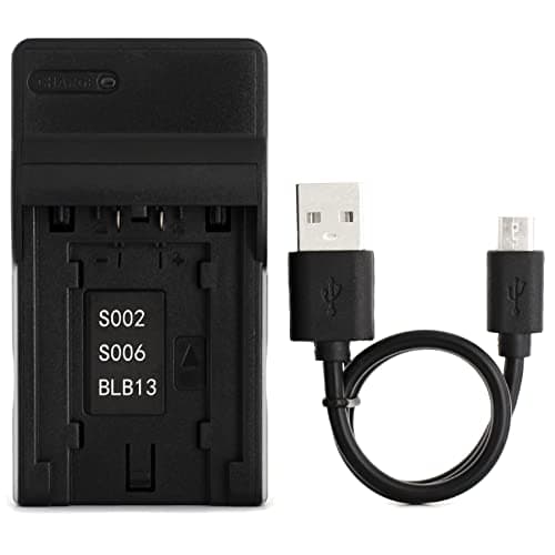 Norifon CGA-S002 USB Charger for Panasonic Lumix DMC-FZ15, DMC-FZ18, DMC-FZ2, DMC-FZ20, DMC-FZ28, DMC-FZ3, DMC-FZ30, DMC-FZ35, DMC-FZ38, DMC-FZ4, DMC-FZ5, DMC-FZ7, DMC-FZ8 Camera and More