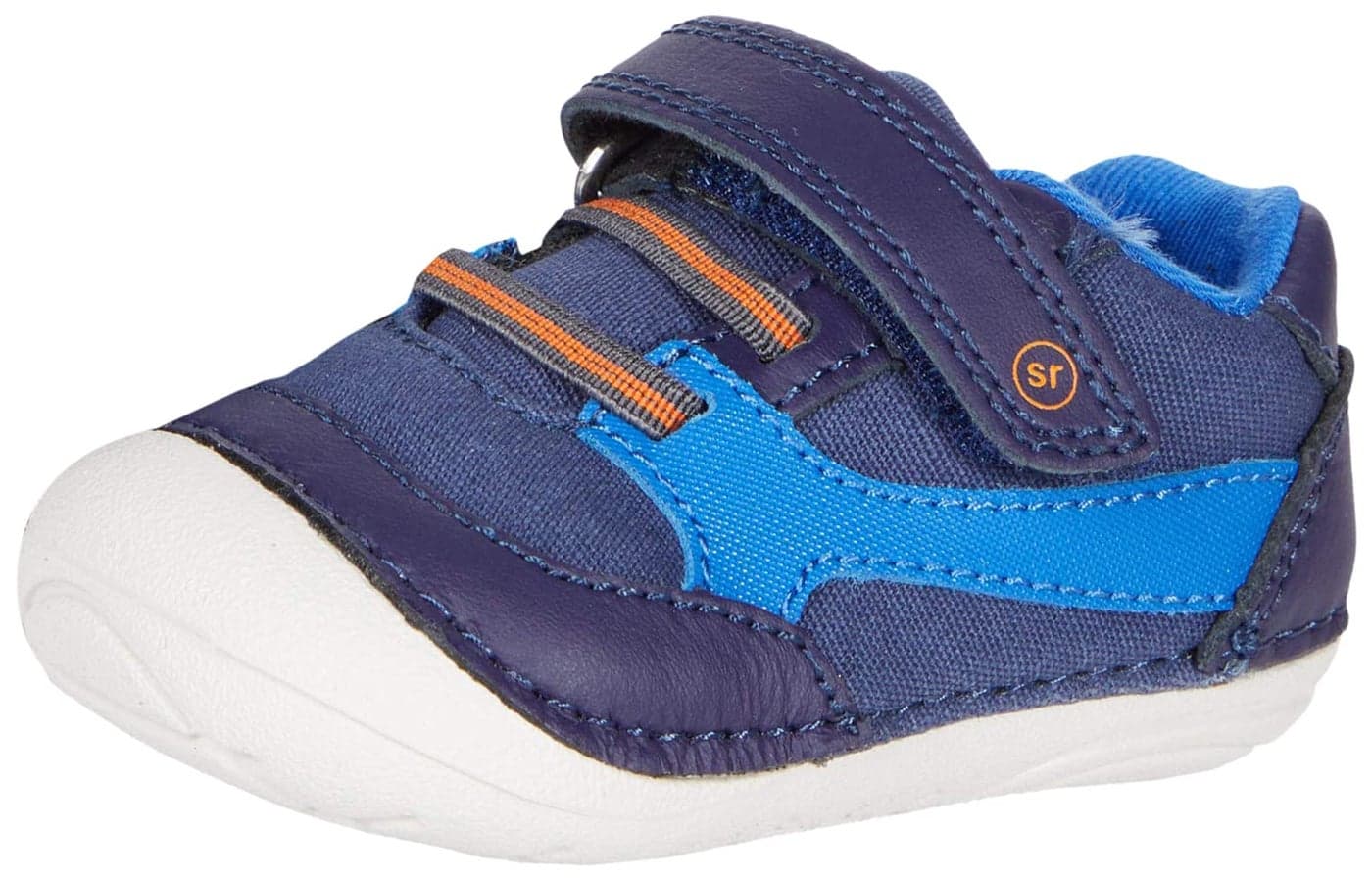 Stride Rite baby boys Soft Motion Kylin Sneaker Navy 3 Wide Infant US