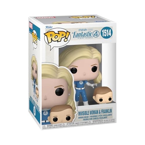 Funko Pop Buddy The Fantastic Four First Steps Invisible Woman Fantastic Four 2025 Collectable Vinyl Figure Gift Idea Official Merchandise Toys for Kids Adults Movies Fans