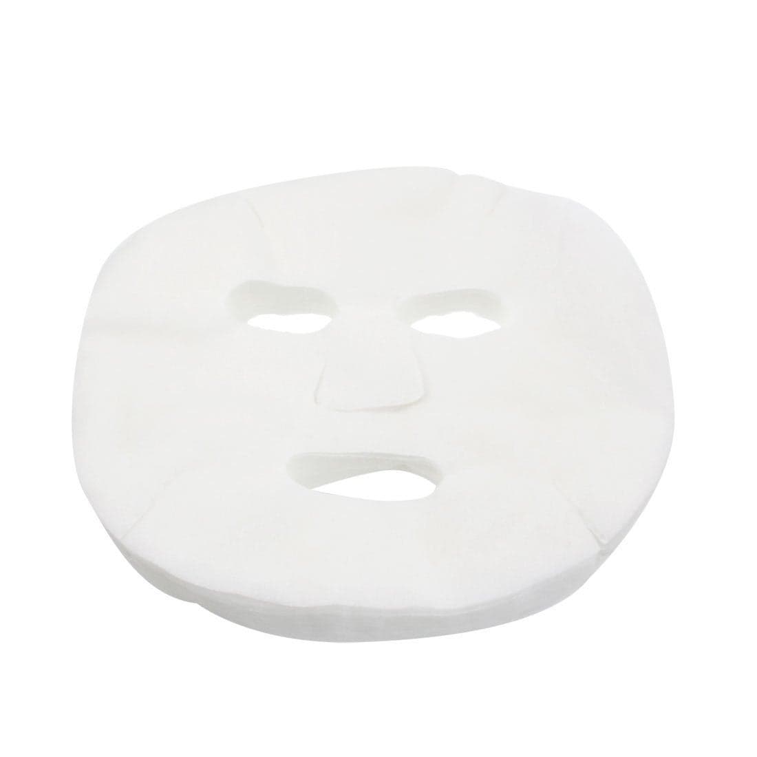 100 Pcs DIY White Color Natural Spa Skin Care Skin Fiber Paper Precut Facial Paper Sheet Facial Mask