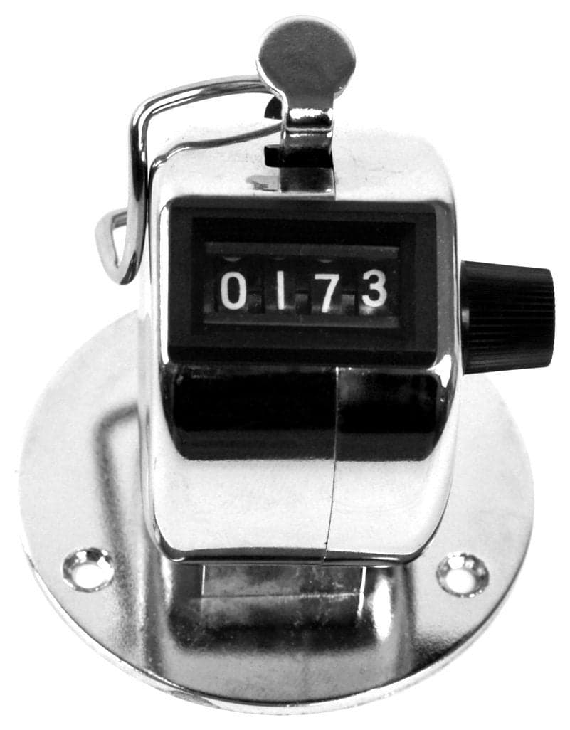Clicker Counter - Handheld or Mountable with Easy Thumb Tally Button – Click Counter for Sporting Events, Ticket Sales, or Counting People by Stalwart
