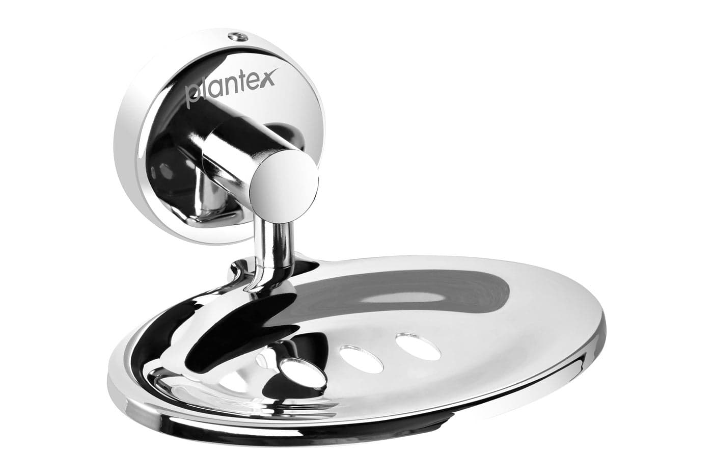 Plantex Maxx Stainless Steel Soap Holder for Bathroom - Soap Dish Stand/Accessories (Chrome)