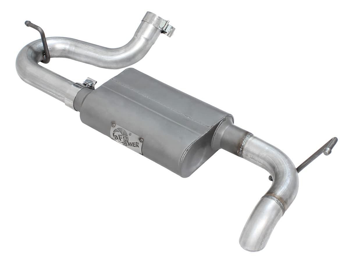 aFe 4908046 Scorpion 212 Aluminized HiTuck AxleBack Exhaust System for Jeep Wrangler JK V63836L Engine