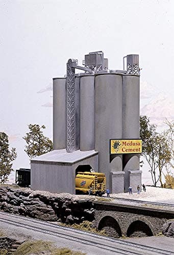 Walthers Cornerstone Medusa Cement Company 9333218 N Scale Model Railroad Structure Kit