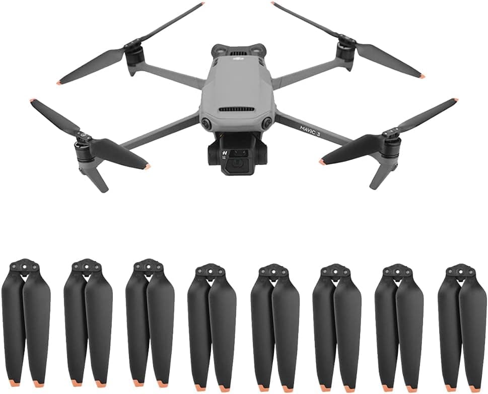 8 Pieces Mavic 3 Propellers 9453F Propellers Paddle Blades Compatible with DJI Mavic 3 DJI Mavic 3 Cine Drone 4 Pair Glden