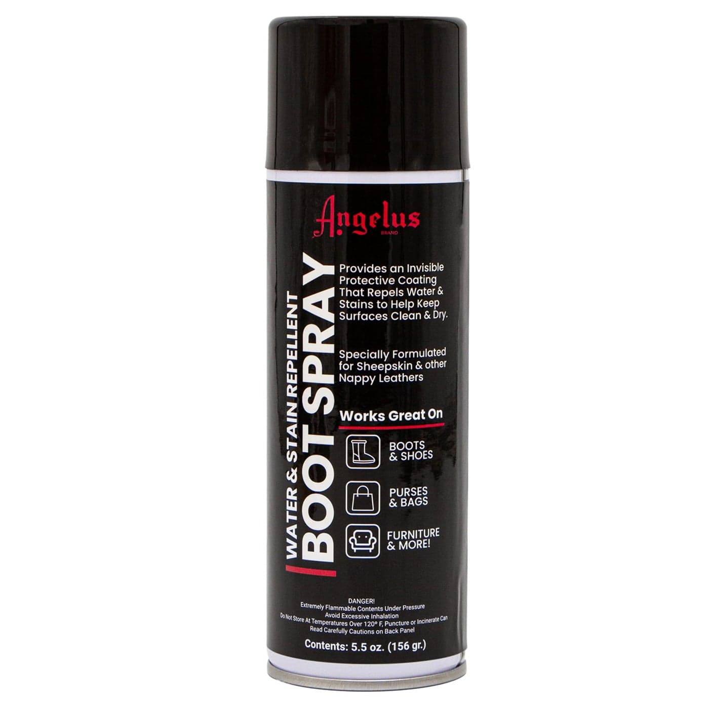 ANGELUS Boot Water Repellant Spray | Waterproofing Spray for Sheepskin, Leather, Suede, Nubuck, & Fabric