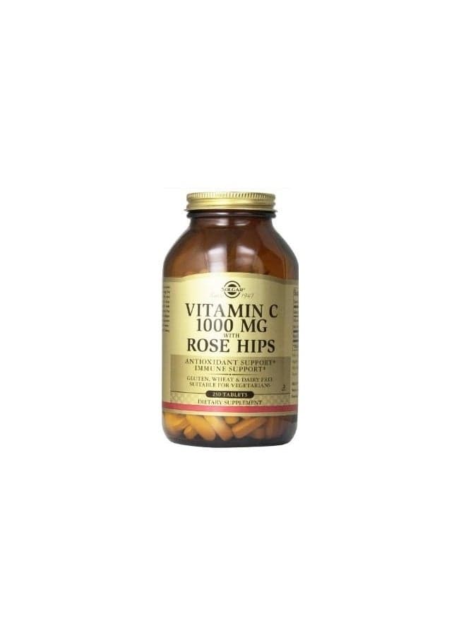 Vitamin-C Rose Hips - 250 Tablets