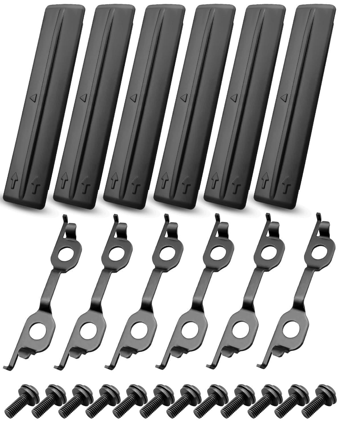QAGGUM 6 Set Roof Rack Removal Delete Kits Clip Replace 75596-35030, Roof Rack Removal Molding & Bolt Fit for Toyota 4Runner Highlander Rav4 Land Cruiser Lexus LX570 GX460 GX470 2003-2022