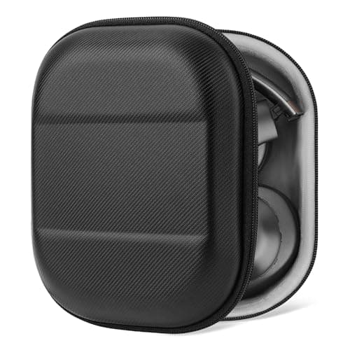 Geekria Shield Headphones Case Compatible with JBL Tune 770NC/750, Tour ONE M3, E65 BTNC, Replacement Hard Shell Travel Carrying Bag with Cable Storage (Black)