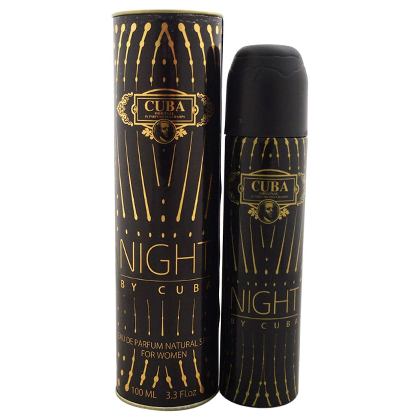 Cuba Womens Eau de Parfum Spray Night 33 Ounce