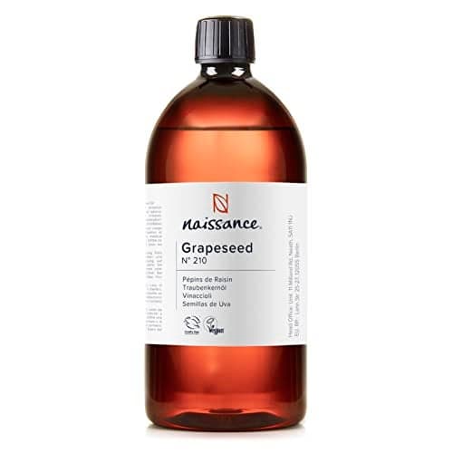 Grapeseed Oil - 100% Pure - 1 Litre by Naissance