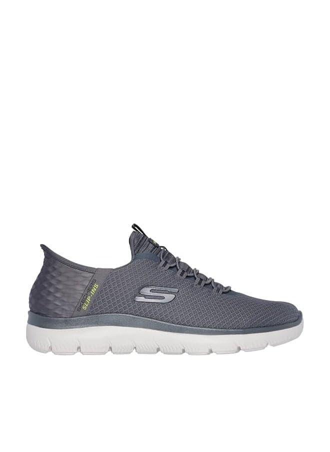 Skechers Men's Summits Hight Range Slip-in Sneaker Charcoal