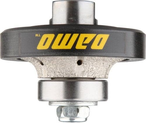 DAMO 38 inch Demi Bullnose Half Bullnose Diamond Hand Profile Wheel Hand Profiler Coarse Grit Router Bit 5811 Thread for Granite Concrete Marble and Countertop Edge