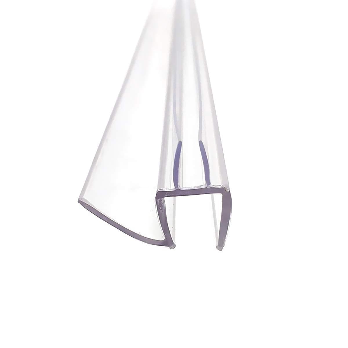 Cozylkx Frameless Glass Shower Door Sweep for 14 Glass Bottom Seal with Drip Rail 275 Long