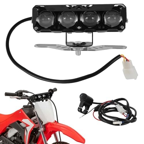 USTPO Dirt Bike Light Bar 5inch 54W 8000lm Head Light Flood Spot Universal for 78 Handlebar CRF KLX DRZ TTR YZF WR RM 65CC450CC Motorcycle Pit Bike