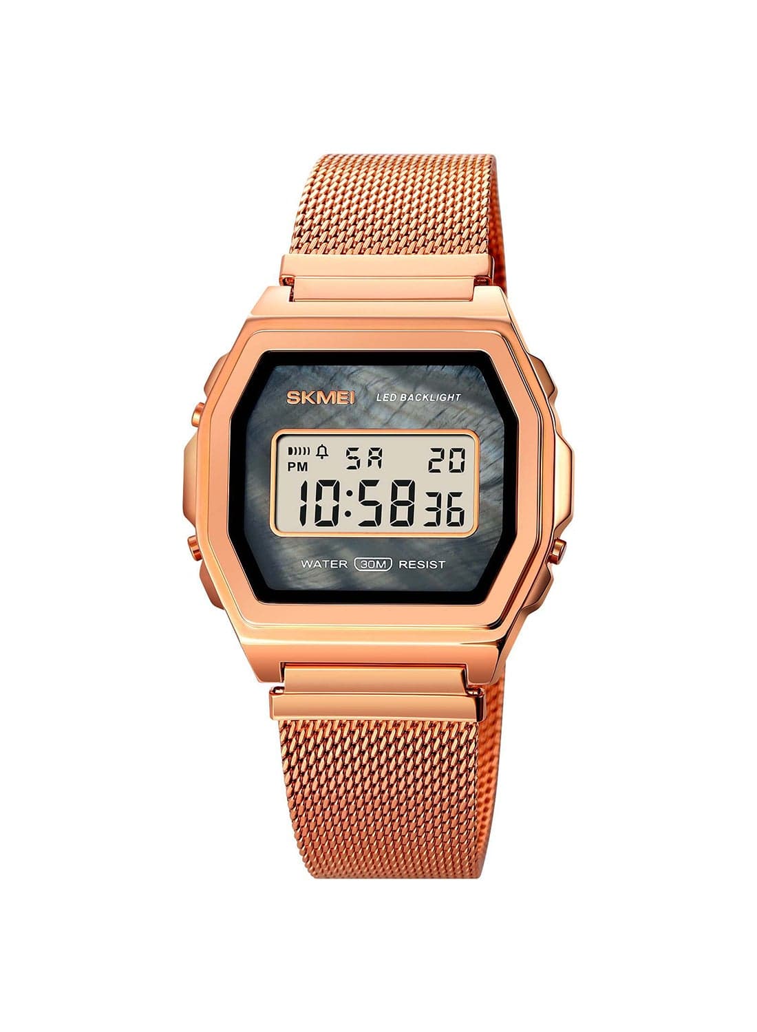 Men's Fashion Japan Digital Movement Sport Watch 6081RGPKWT