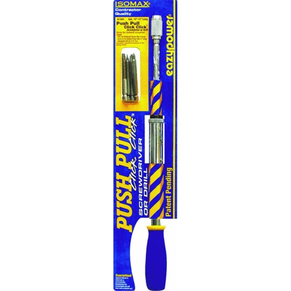 EAZYPOWER 81964 12" To 17", Push Pull Spiral Ratcheting Screwdriver