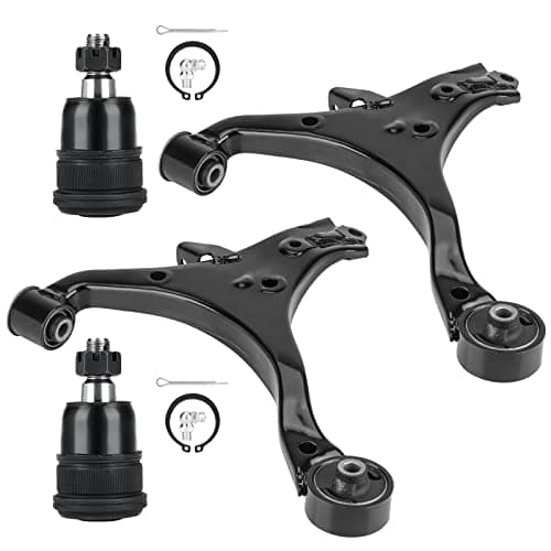 Front Lower Control Arms w/Ball Joints Replacement for 2001-2005 Honda Civic Sedan & Coupe, 2001-2005 Acura EL (4pc)
