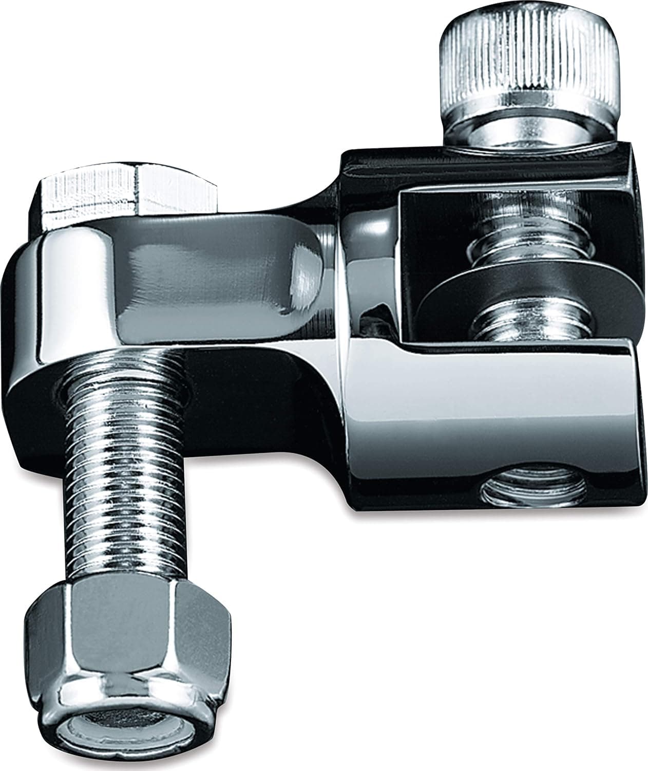 Kuryakyn 8043 Motorcycle Foot Control Component: 1-1/4" Footpeg/Stirrup/Heel Rest Extenders, Chrome, 1 Pair