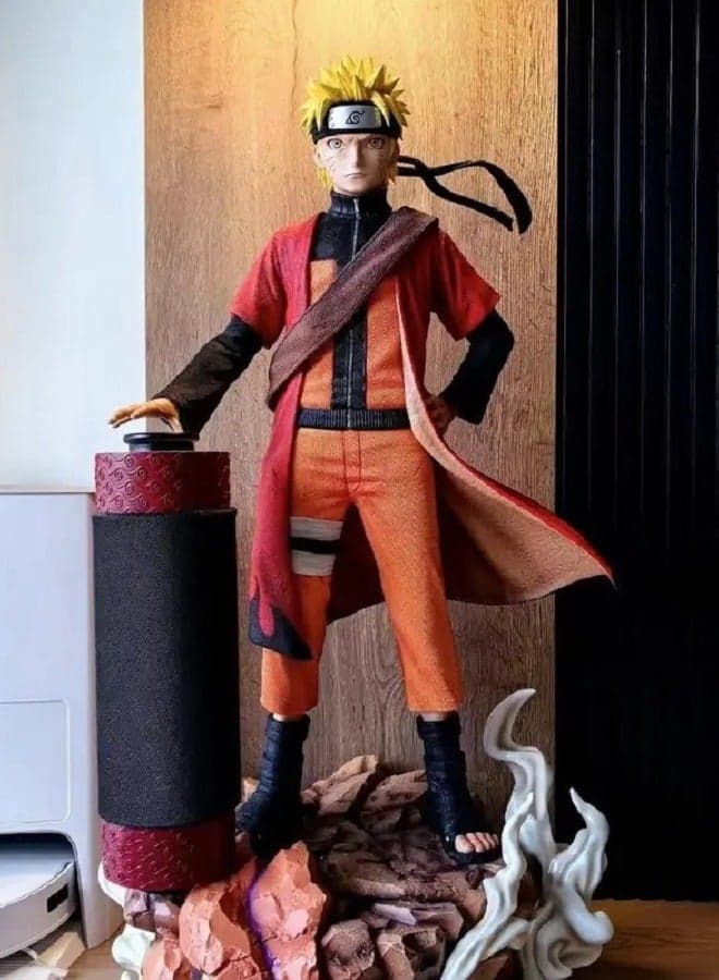 Large Base Naruto Figure With Stand Anime Model Collectible Desktop Decor Gift For Boys Girls Kids Birthday 42 CM