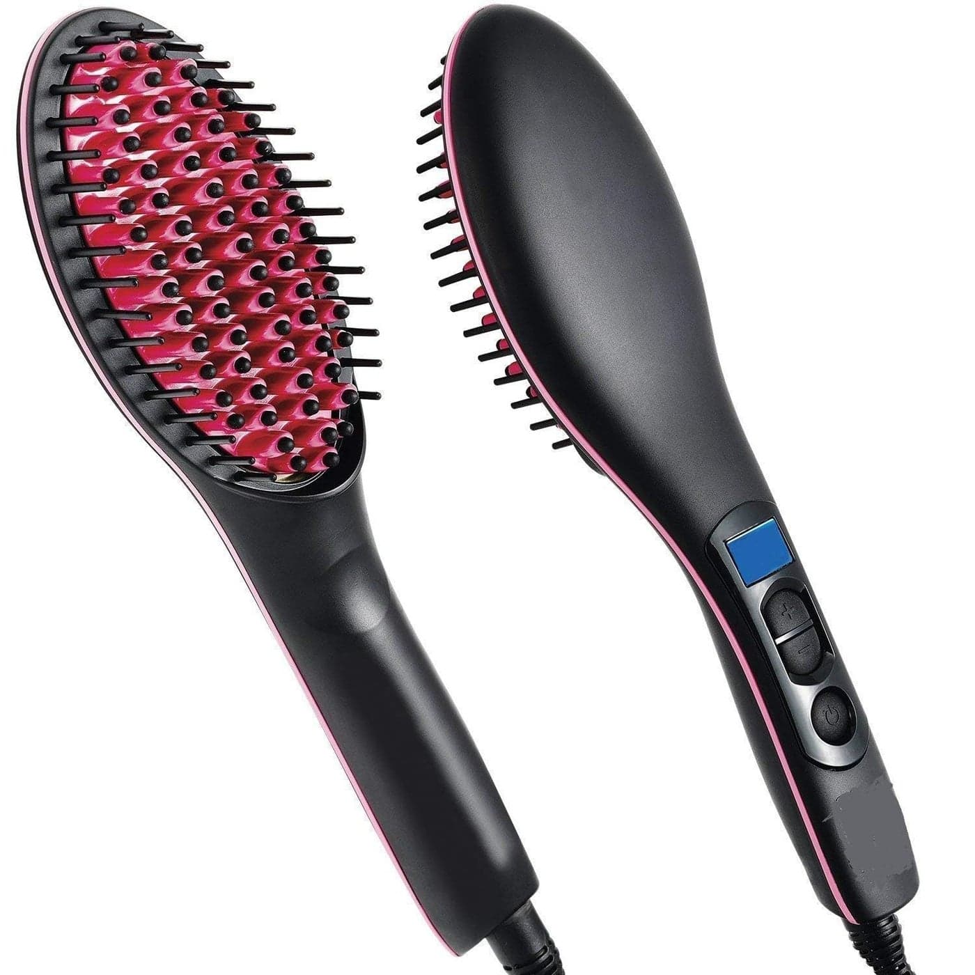 PARSE PERSONAL CARE Hair Straightener with LED Light DIY Tool for Straightening Pink