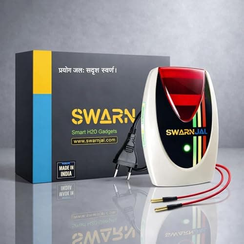 Water Tank Alarm Overflow with Magnetic Isolation 30M Wire Swarn Jal, Water Bell, Loud Human Voice, Brass Sensors, 100% Shock Proof, 1 Year Complete Warranty Water Sensor for Tank