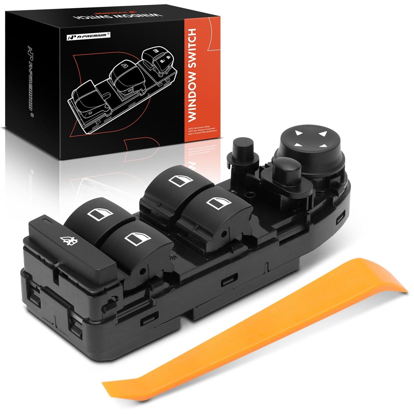 APremium Master Power Window Switch Compatible with BMW E70 X5 20072013 E71 X6 20082014 Front Left Driver Side Replace 61319122121