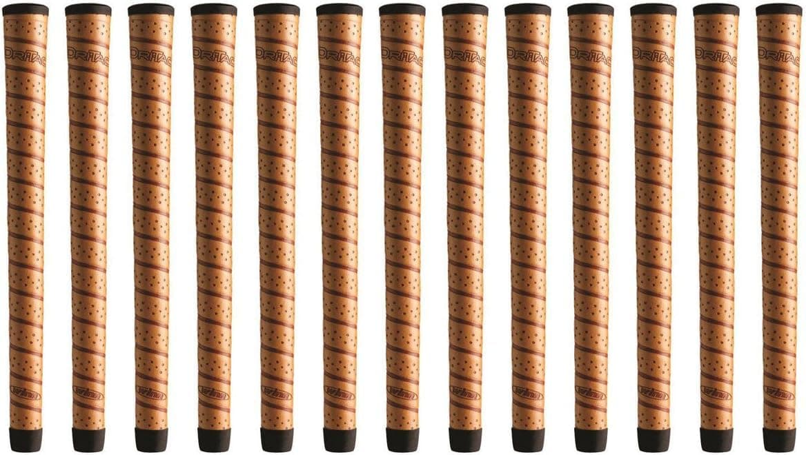 Winn DriTac Wrap Midsize +1/16" Copper Golf Grip Bundle (13 Piece)