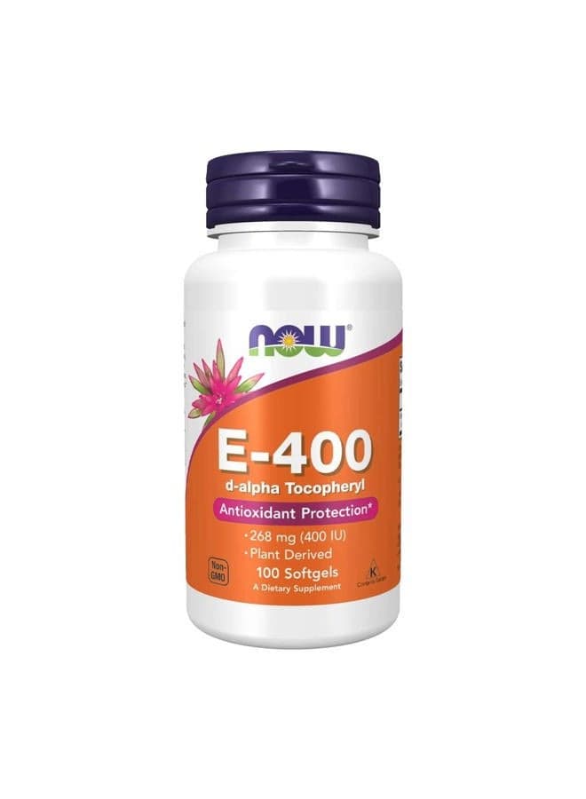 Foods Vitamin E-400 Mixed Tocopherols - 100 Softgels