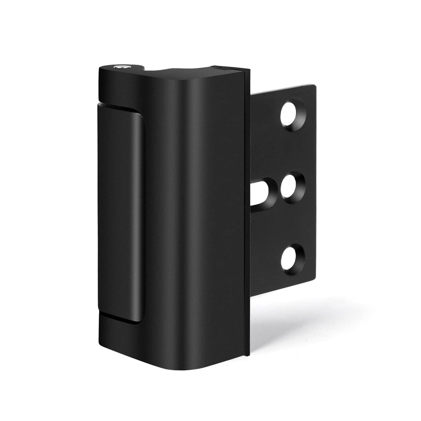 Home Security Door Lock Fcicarn Childproof Door Reinforcement Lock with 8 Screws 3 Inch Stop Withstand 800 lbs for Inward Swinging Door Upgrade Night Lock to Defend Your Home Black
