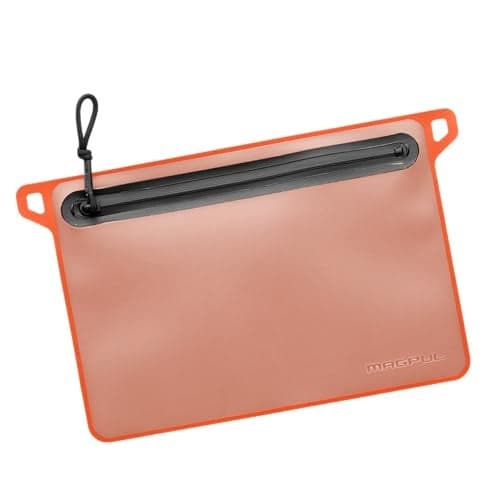 Magpul DAKA Waterproof Window Pouch Zippered Tactical Range Tool and Gear Bag Orange Large