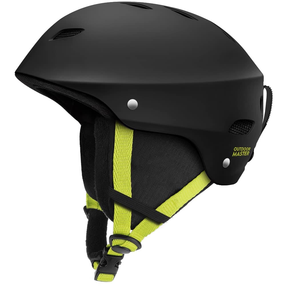 OutdoorMaster Kelvin Ski Helmet Snowboard Helmet for Men Women Youth BlackLemonS